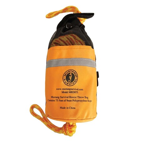 Mustang Survival Throw Bag With 75' Rope MRD075-0-0-215
